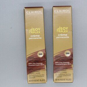 Clairol Professional Soy4Plex 5BB Lightest Chocolate Brown Hair Color 2pk NEW 2o
